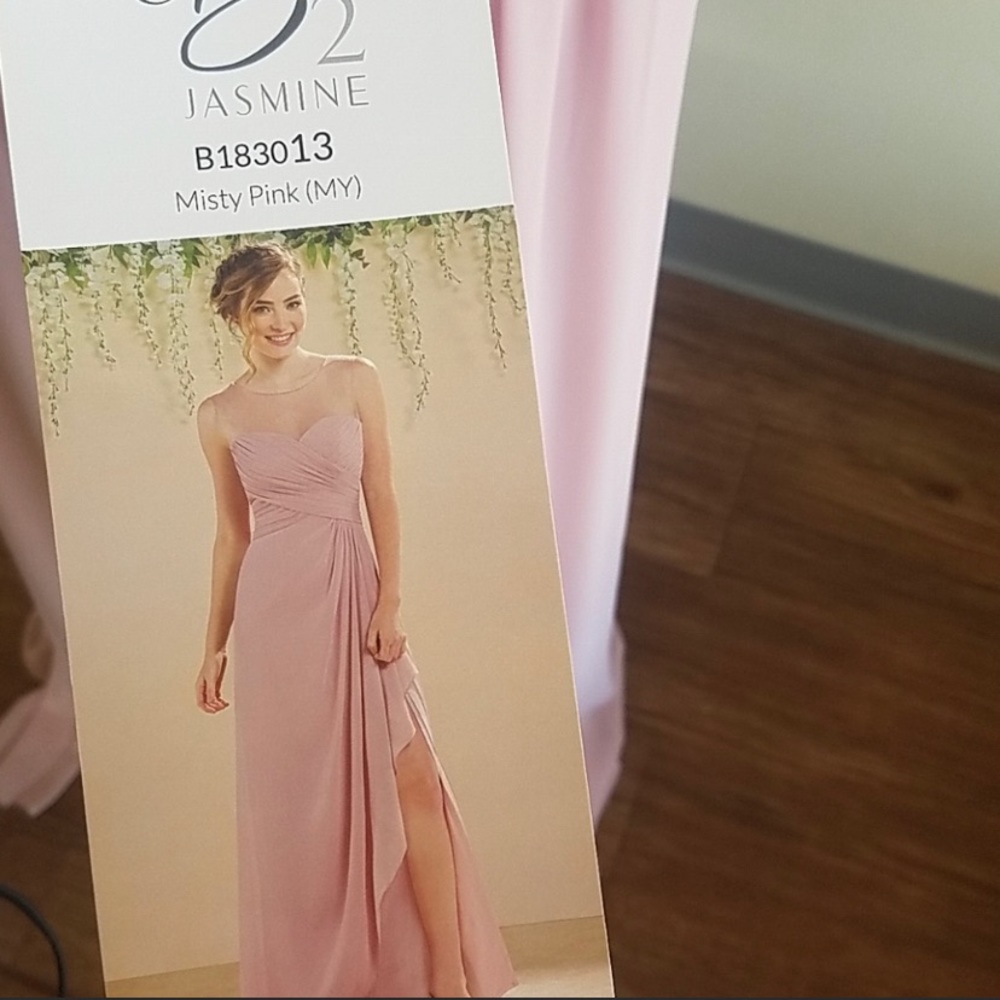 Jasmine B2 Misty Pink Bridesmaid Dress